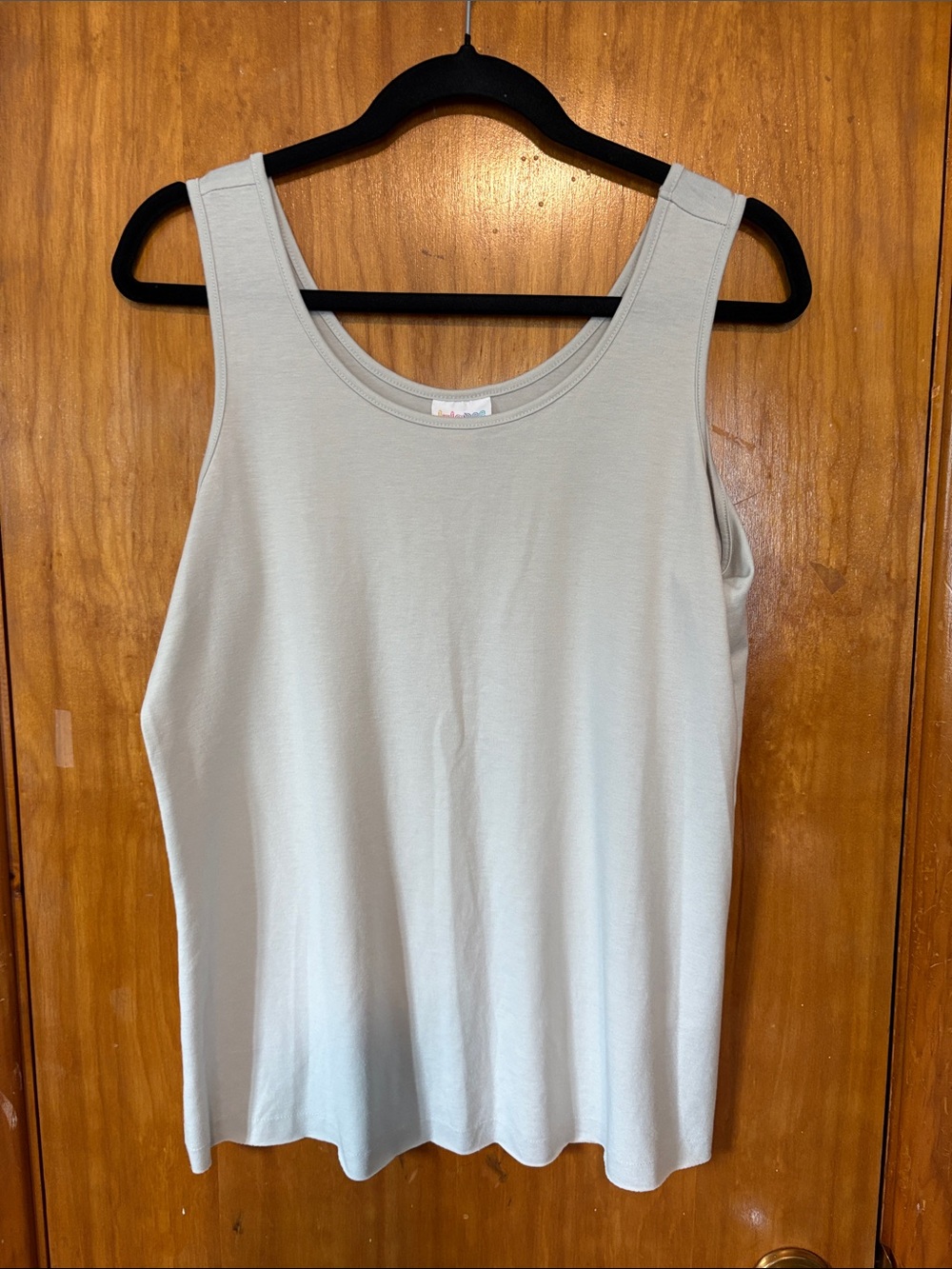 NWOT LuLaRoe Light Gray Scoop Neck Tank Top - Size S - Never Worn